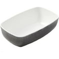 thumbnail image 1 of American Metalcraft GGB74 White/Black Speckled 17 Ounce Rectangle Bowl, 1 of 1