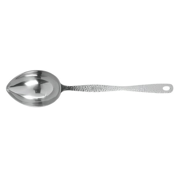 American Metalcraft HMMS13 Stainless Steel, Hammered Portioned Server, 1/3 Cup, 12-3/4" L