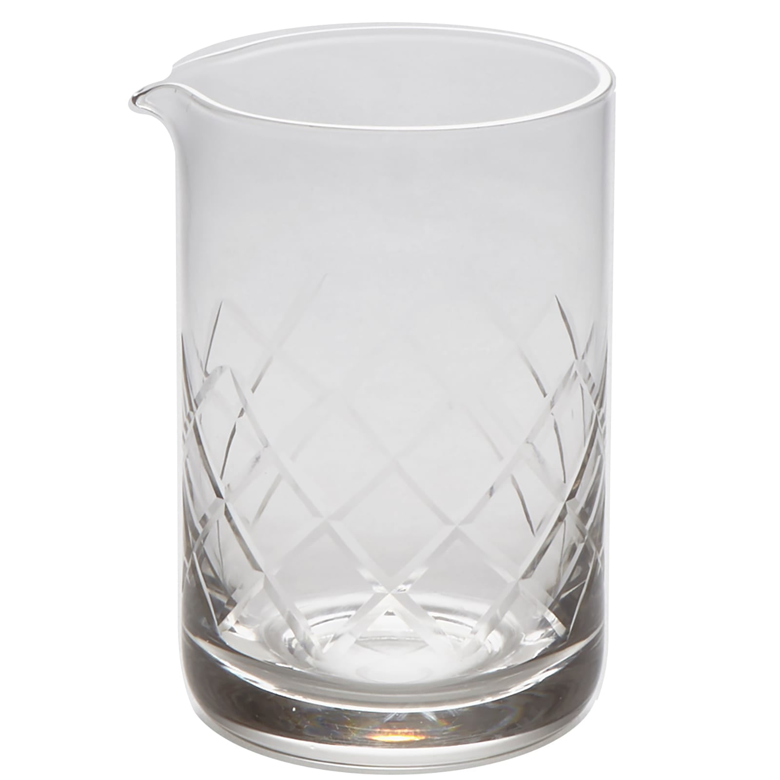 20 oz Clear Diamond Pattern Cocktail Mixing Glass