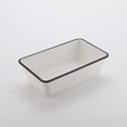 thumbnail image 1 of American Metalcraft MRCW10 Rectangular Melamine Serving Bowl, Black Rimmed/White, 64-Ounces, 1 of 2