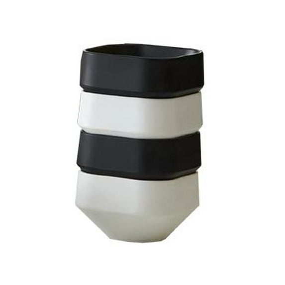 American Metalcraft MSCSW3 Sauce Cup, Melamine, Matte-Finish, Stackable, Square, White, 3 oz.