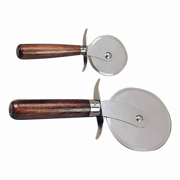 American Metalcraft Pizza Cutter Wheel,4 in Dia,Wood PC7400