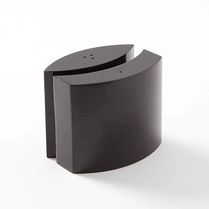 American Metalcraft SPDB11 Satin Black Stainless Steel Salt & Pepper Set, 4-Ounces