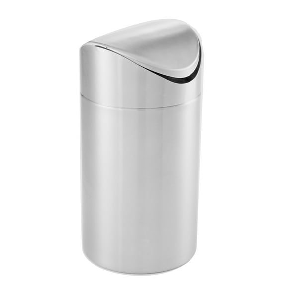 American Metalcraft TIM2 S/S Large Table Top Waste Bin with Swing Lid