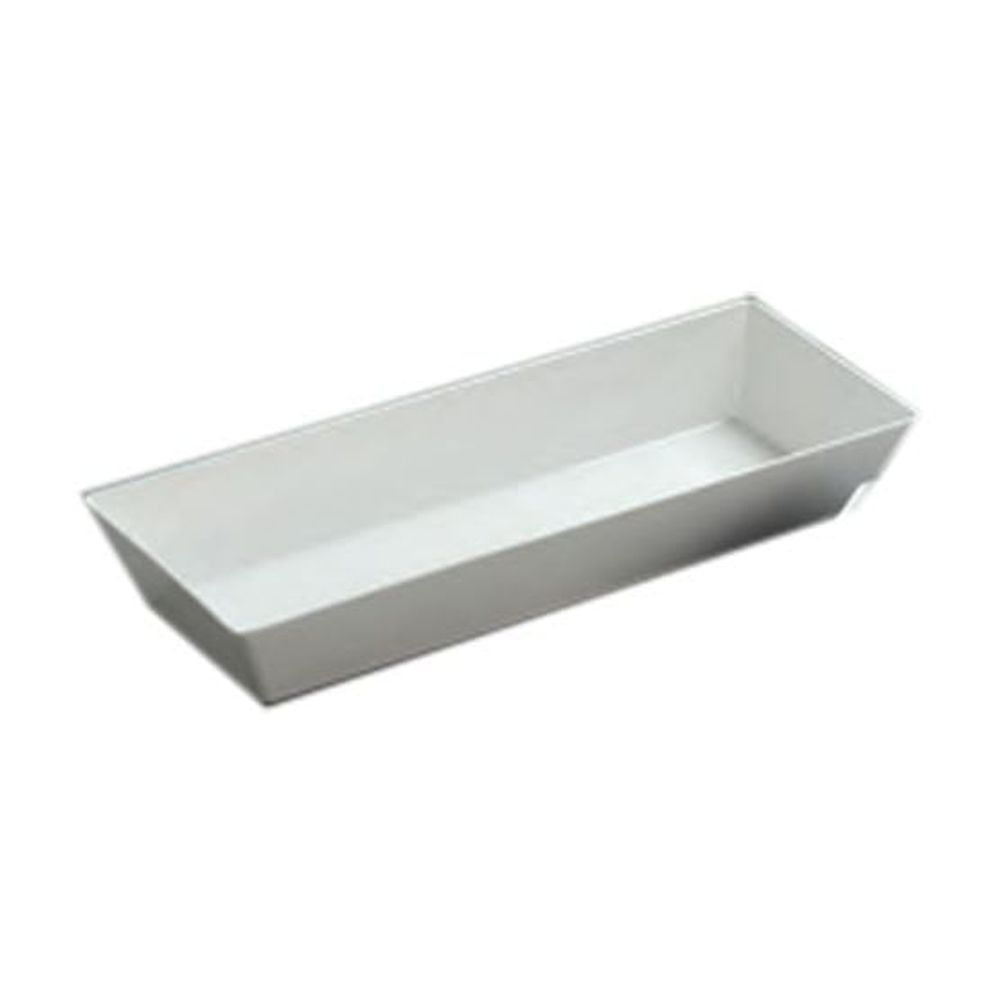American Metalcraft White Melamine Bowl 19-9/16" x 7-7/8" x 3-1/8" H - 1 Dozen