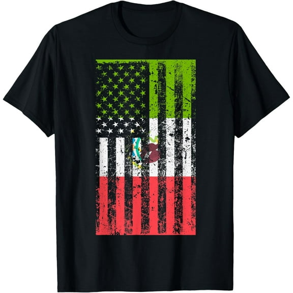 American Mexican Flag Mexicans Gift American Mexican Themed T-Shirt