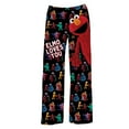 thumbnail image 1 of American Mills Womens Elmo Lounge Pants - Black Sesame Street Elmo Loves You Pajama Bottoms - Large, 1 of 1
