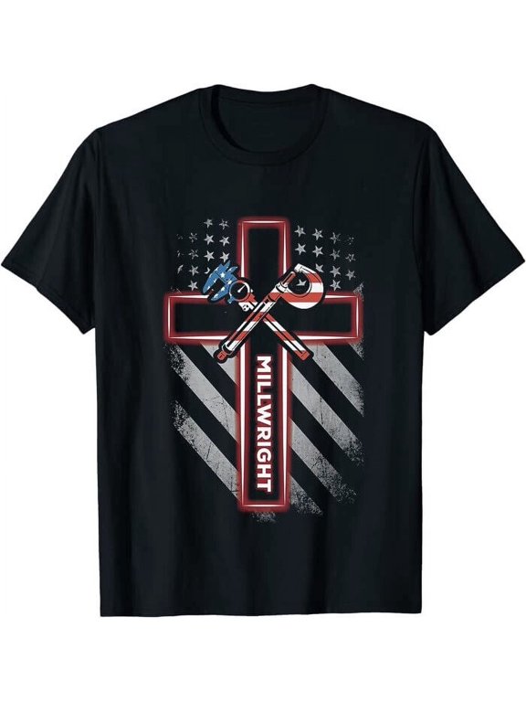 American Millwright Beliver USA Flag Classic Gift Idea For Special Celebrations T-Shirt, Size S-5XL