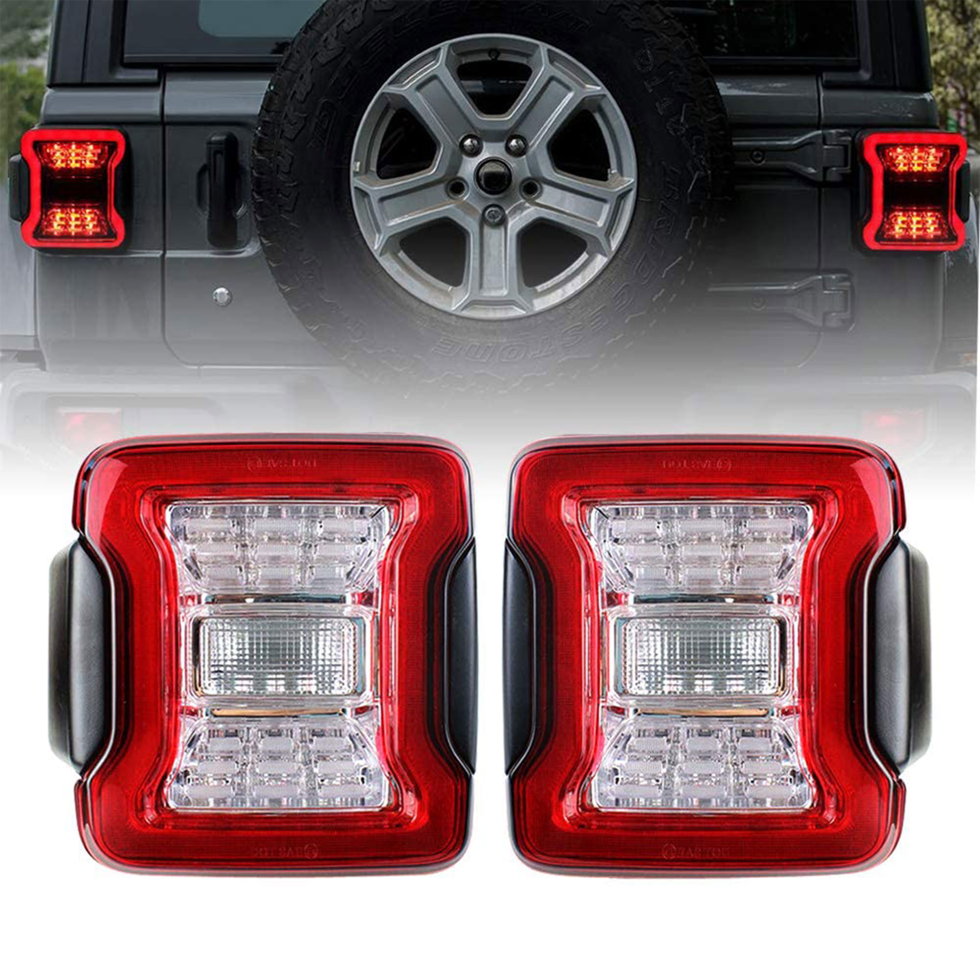 JW Speaker 279 J Tail Light Kit, Pair (JEEP DOT)