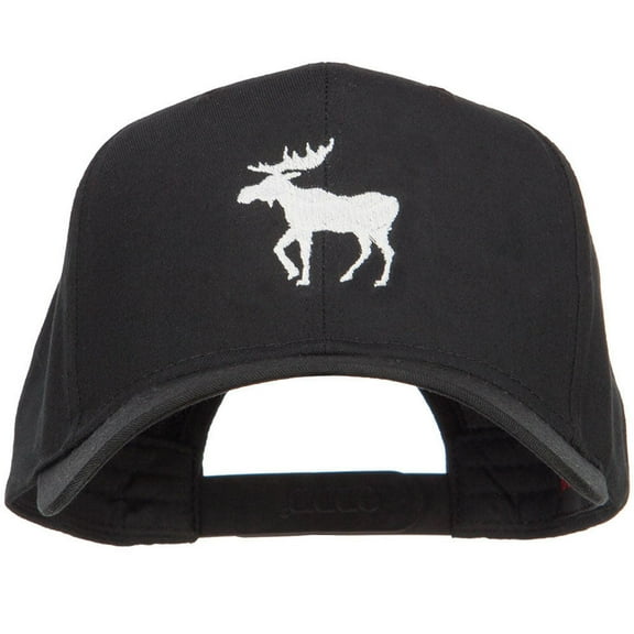 American Moose Embroidered Twill Cap - Black OSFM