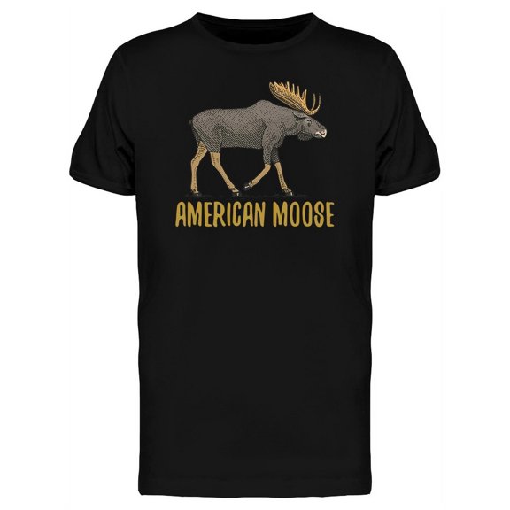 American Moose Graphic Tee Men's -Image by Shutterstock