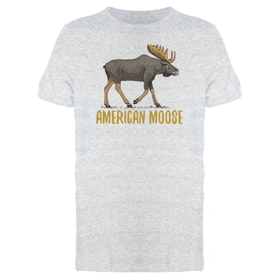 American Moose Graphic Tee Men's -Image by Shutterstock
