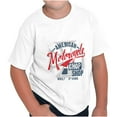 thumbnail image 1 of American Motorcycle Biker Chop Shop Crewneck T Shirts Boy Girl Teen Brisco Brands XS, 1 of 6