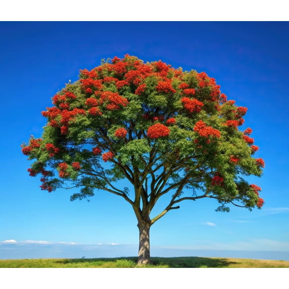 American Mountain Ash Seedling for Planting (Sorbus Americana) (3 Seedlings)