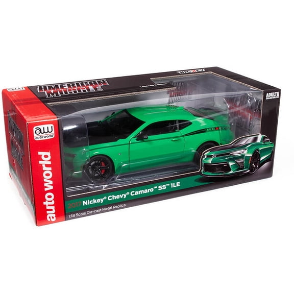 American Muscle 2017 Chevrolet Camaro SS 1LE (NICKEY) - Krypton Green 1/18 Scale Diecast