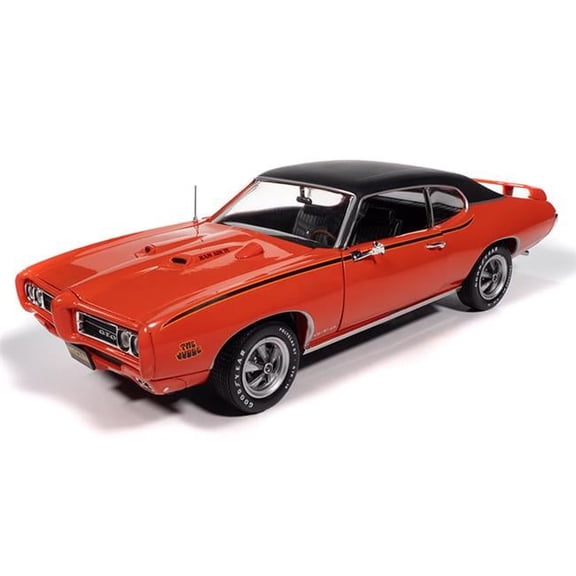 American Muscle AME1351 1-18 Scale 1969 Pontiac GTO Judge in Carousel Red - Mecum Auctions Model Car