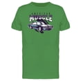 thumbnail image 1 of American Muscle Bluish Car Tee Men's -Image by Shutterstock, 1 of 1