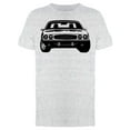 thumbnail image 1 of American Muscle Car Front View T-Shirt Men -Image by Shutterstock, Male XX-Large, 1 of 2