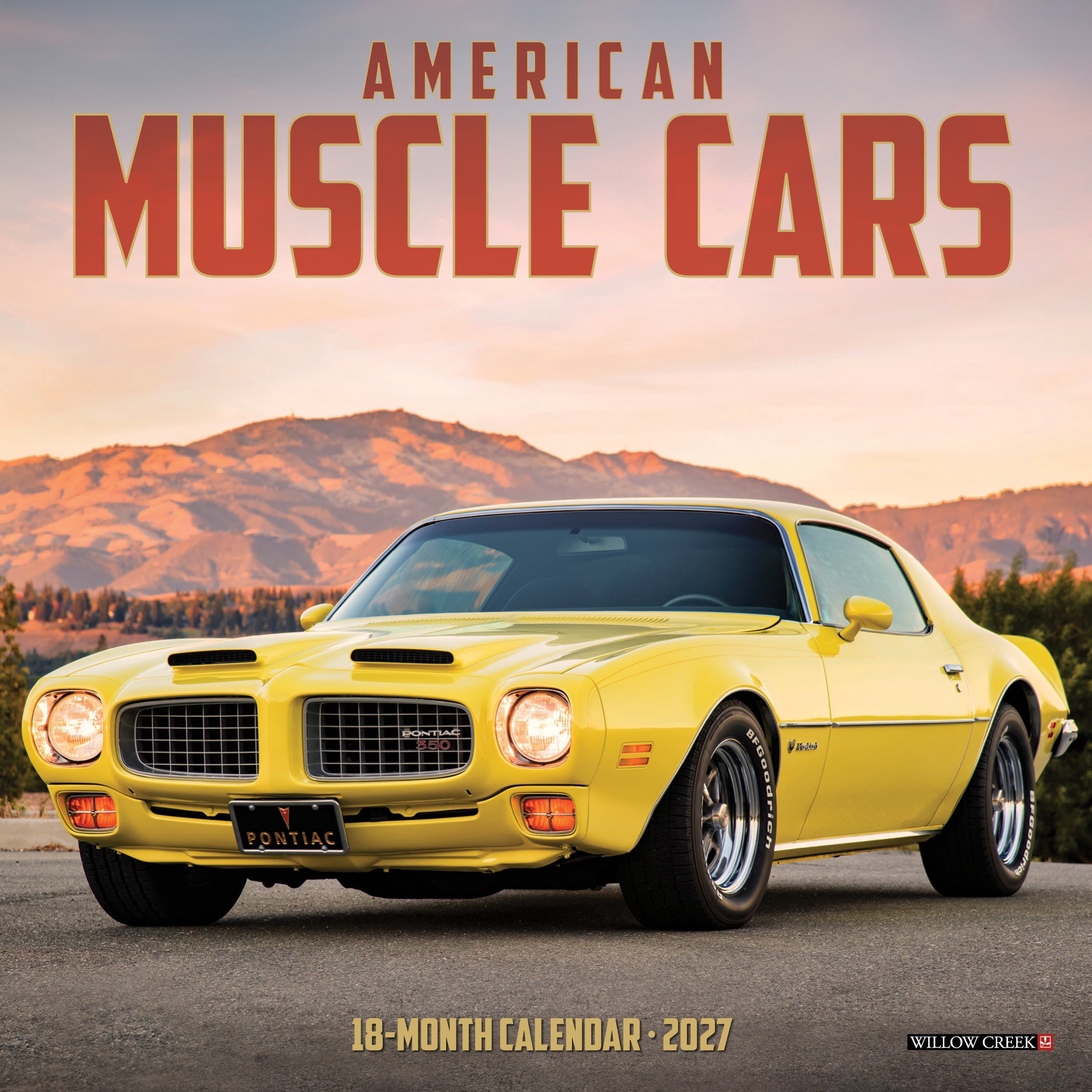 Willow Creek Press, American Muscle Cars 2027 Mini Wall Calendar