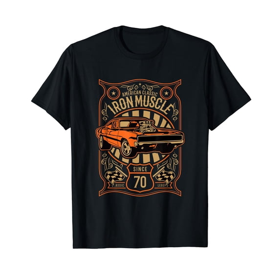 American Muscle Cars Iron Muscle T Shirt