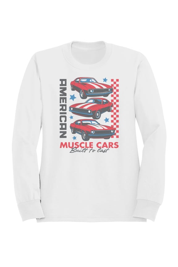 American Muscle Cars Retro Design Men's Sweatshirt