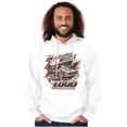 thumbnail image 1 of American Muscle Fast and Loud Racecar Unisex Plus Fleece Graphic Hoodie Brisco Brands 2X, 1 of 3