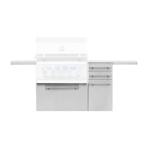 American Muscle Grill Freestanding Grill Cart, 36"