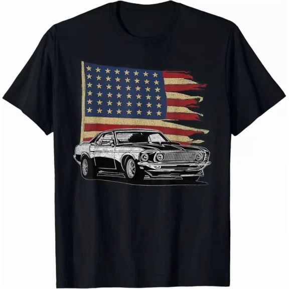 American Muscle Sports Car Muscle Car Flag