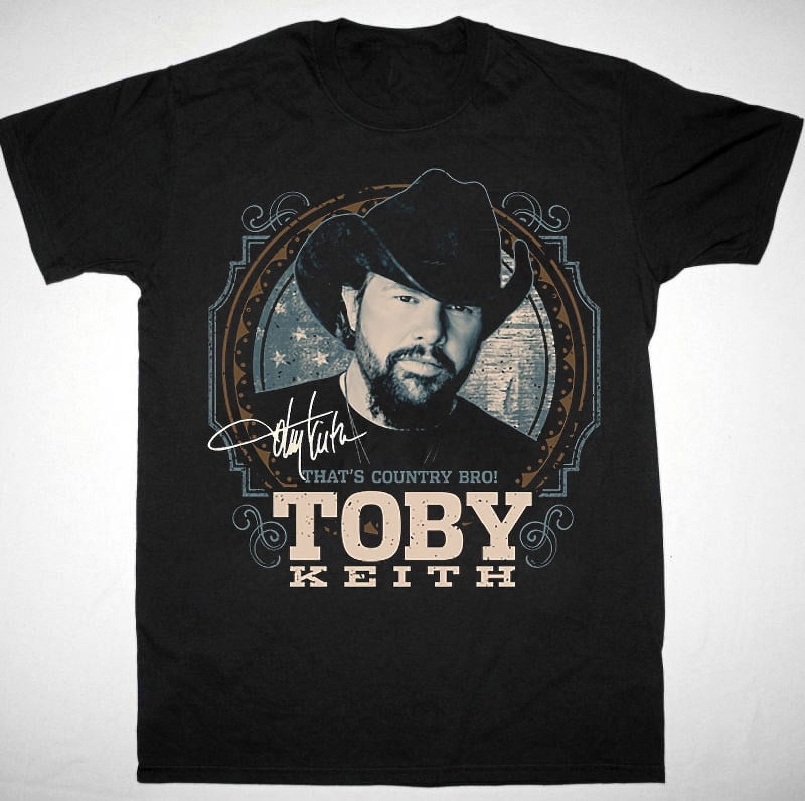 American Music Singer Toby Keith 19612024 Black All Size Shirt