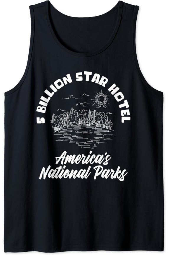 American National Park Shirt 5 Billion Star Hotel Tank Top Size S-3XL