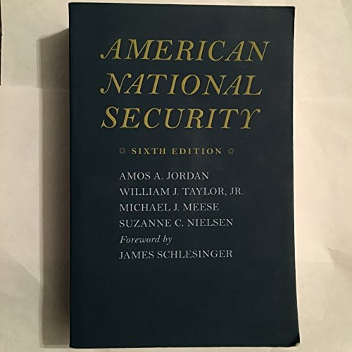 Pre-Owned American National Security (Paperback) 080189154X 9780801891540
