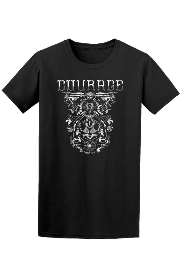 American Native Courage Graphic T-Shirt Men -Image by Shutterstock, Male x-Large