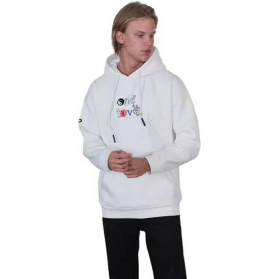 American Neighbor's Unisex Cotton-Blend Fleece Hooded Sweatshirt
