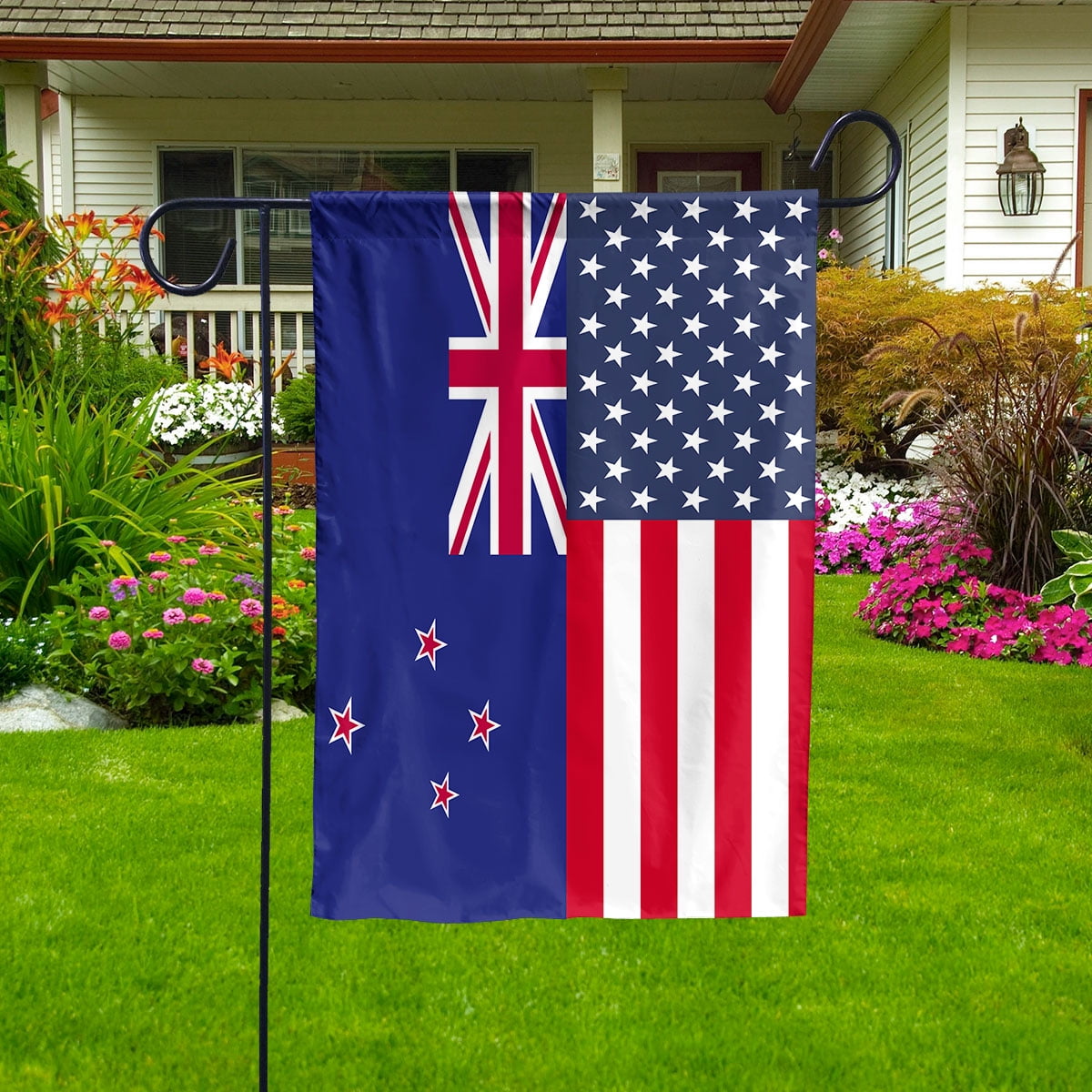 American New Zealand Flag New Zealand Friendship U.S.A Memorial Day ...