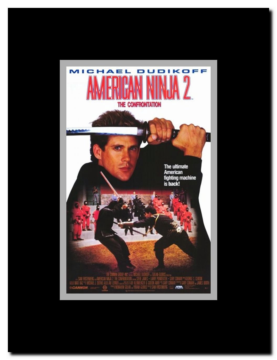 American Ninja 2 Confrontation Framed Movie Poster