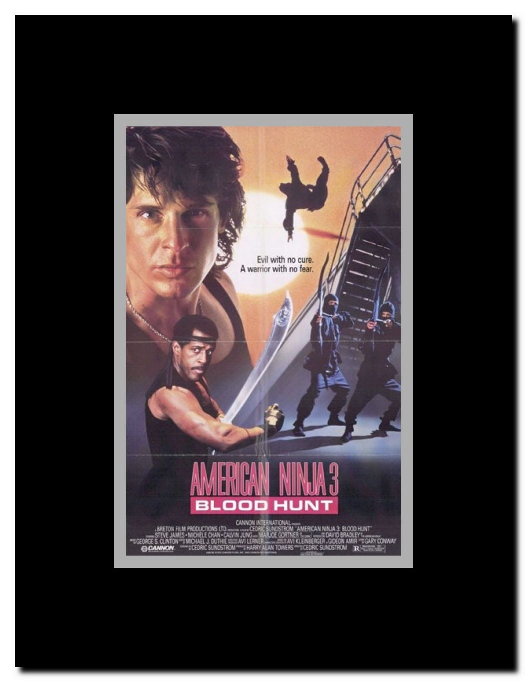 American Ninja 3 Blood Hunt Framed Movie Poster