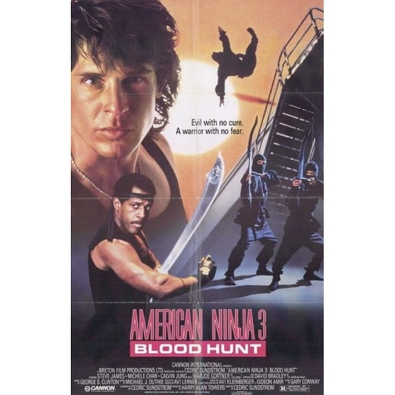 American Ninja 3 Blood Hunt Movie Poster (11 x 17)