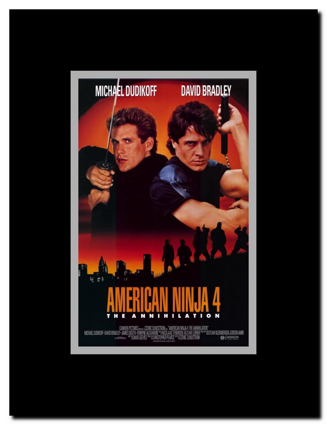 American Ninja 4: The Annihilation Framed Movie Poster
