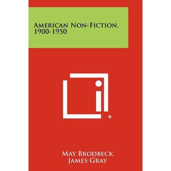 American Non-Fiction, 1900-1950 Paperback