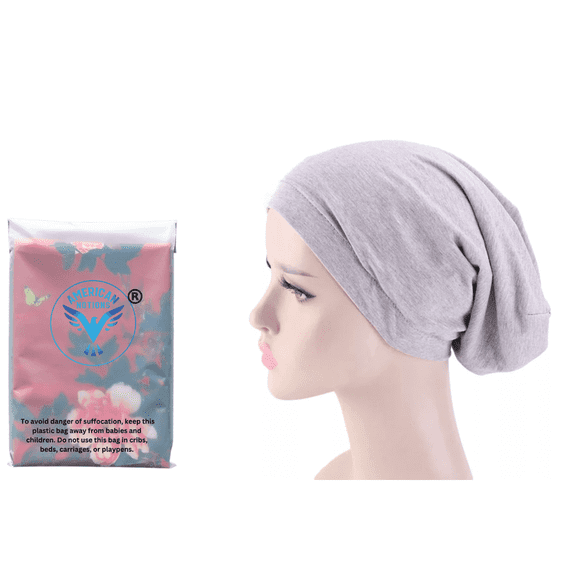 American Notions Women's Gray Beanie, One Size