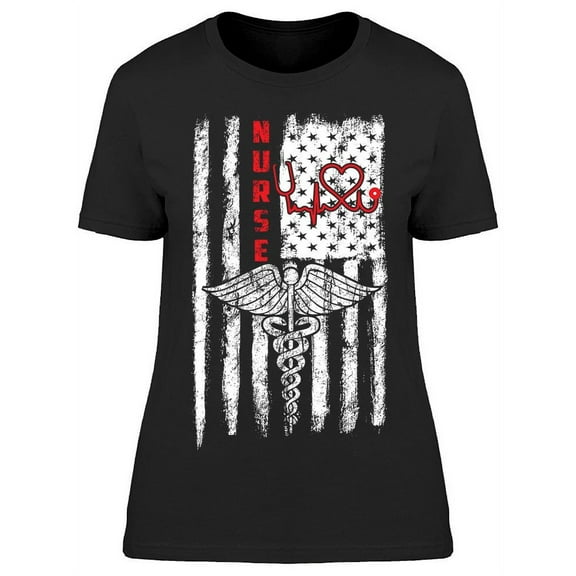 American Nurse T-Shirt Women -Image by Shutterstock, Female Medium