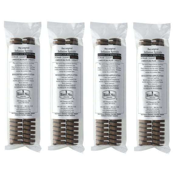 American Oak Infusion Spirals - Medium Toast by Midwest Home brewing and Winemaking Supplies (Fur Pak)
