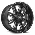 thumbnail image 1 of American Off-Road A106 6X135/6X139.7 -76ET Black Milled Spoke, 1 of 2