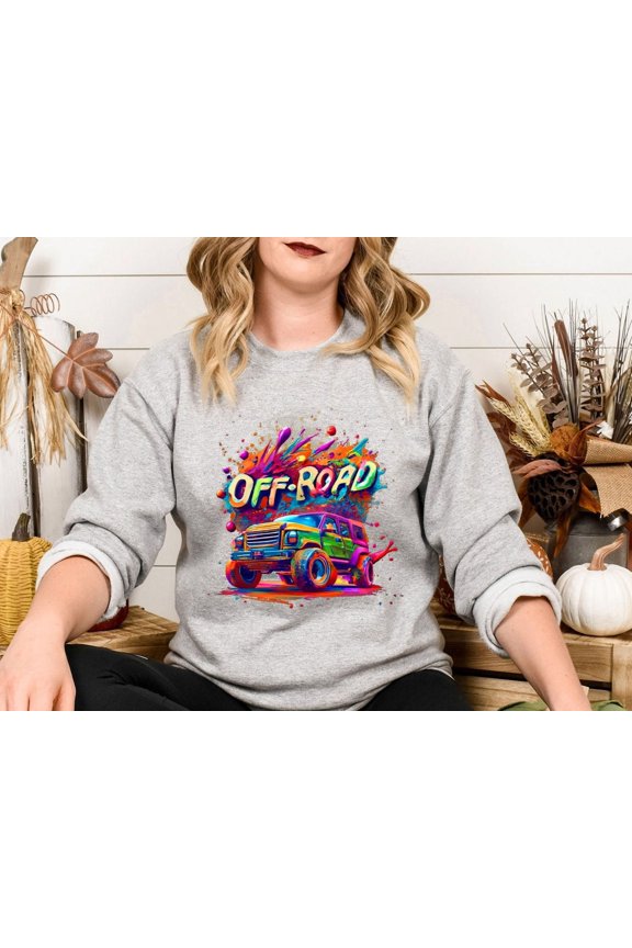 American Offroad Sweatshirt, Offroad Forest Sweater, Colorful US Offroad Shirt, American Colorful Off Road T-Shirt, 4WD Offroad Sweater All Size S-5Xl