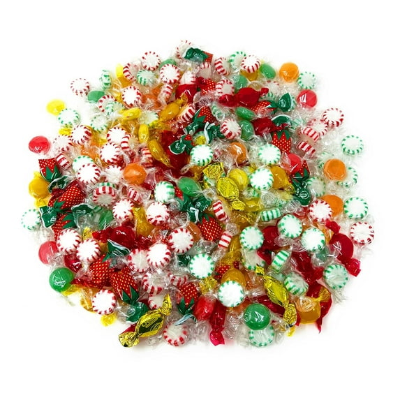American Old-Fashioned Hard Candy Assortment – Peppermint, Spearmint, Cinnamon, Strawberry & Fruity Flavors (48 oz)