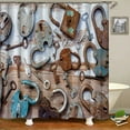 thumbnail image 1 of American Old tool parts Shower Curtains Bathroom Curtain Cool Bath Curtain High Quality Waterproof Shower Curtain, 1 of 5