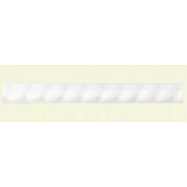 American Olean Starting Line Biscuit Gloss Ceramic Bullnose Tile, 2-in x 2-in. American Olean Starting Line Biscuit Gloss Ceramic Bullnose Tile, 2-in x 2-in.