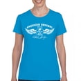 thumbnail image 1 of American Original Shelby Since 1962 T-Shirt Cobra Wings Classic Muscle Car GT500 Mustang Powered by Ford Women's Tee, 1 of 7
