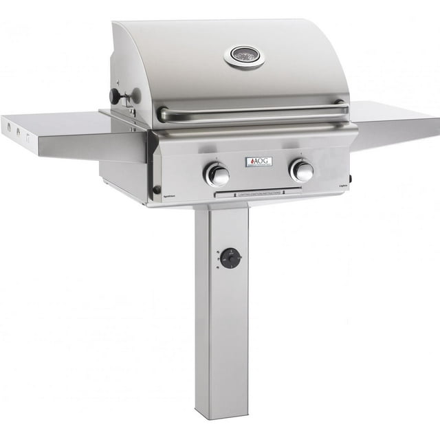 American Outdoor Grill 24NGL-00SP L-Series 24 Inch Natural Gas Grill On In-Ground Post