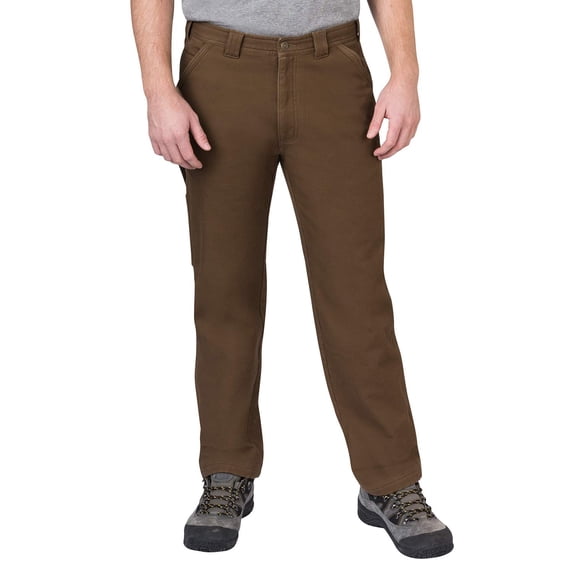 American Outdoorsman Bonded Fleece Lined Pant (38/32, Tobacco)